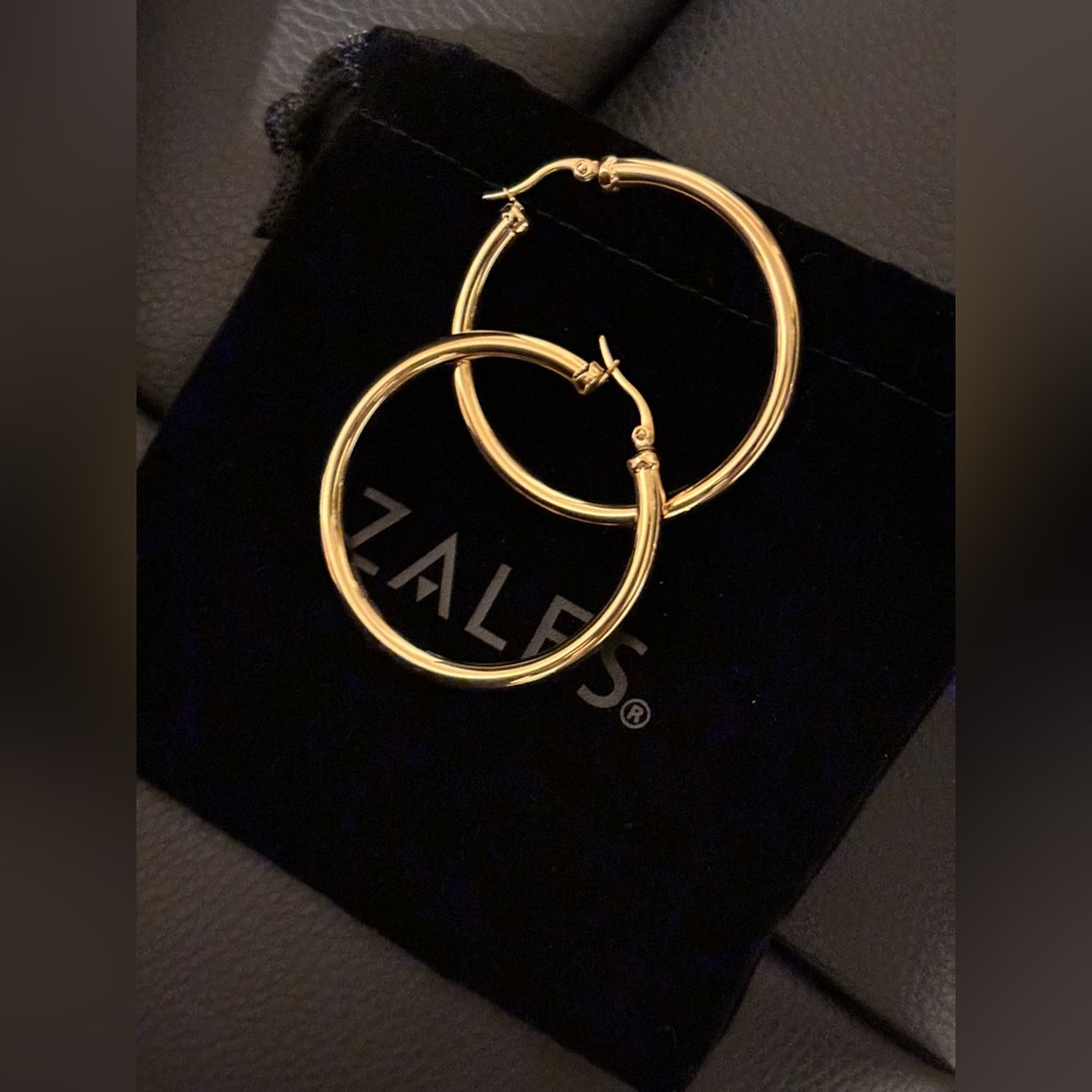 Zales 14.0mm Hoop Earrings